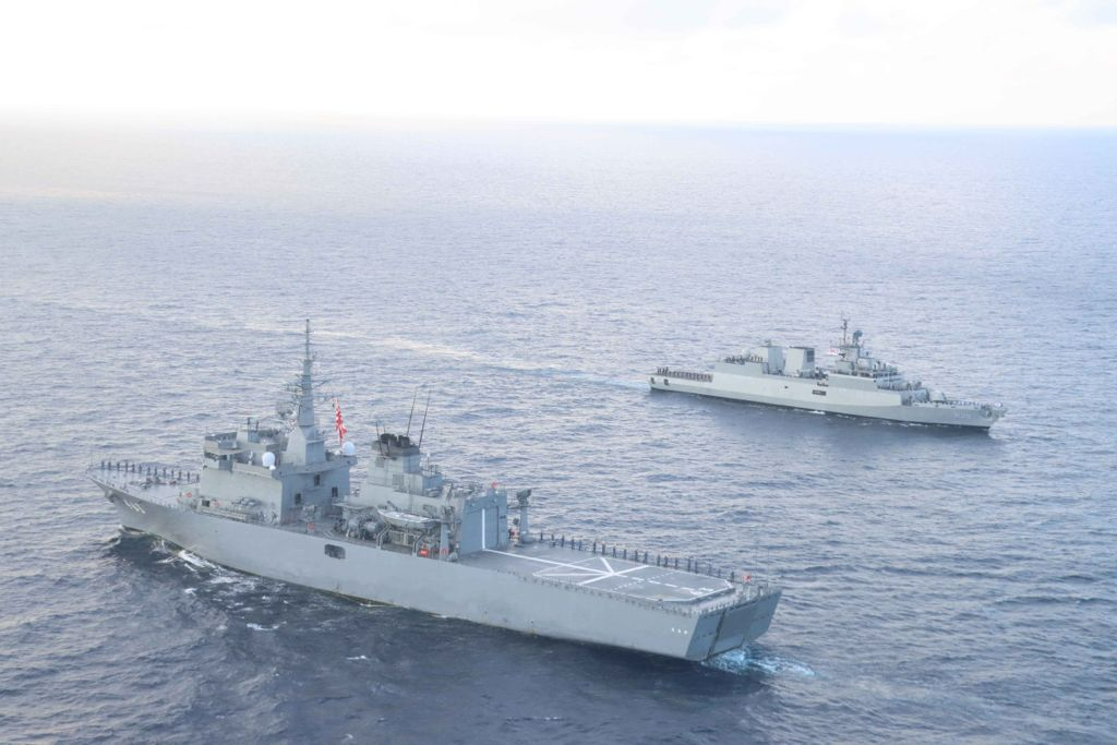 Indian Navy Ships Shivalik and Kadmatt
