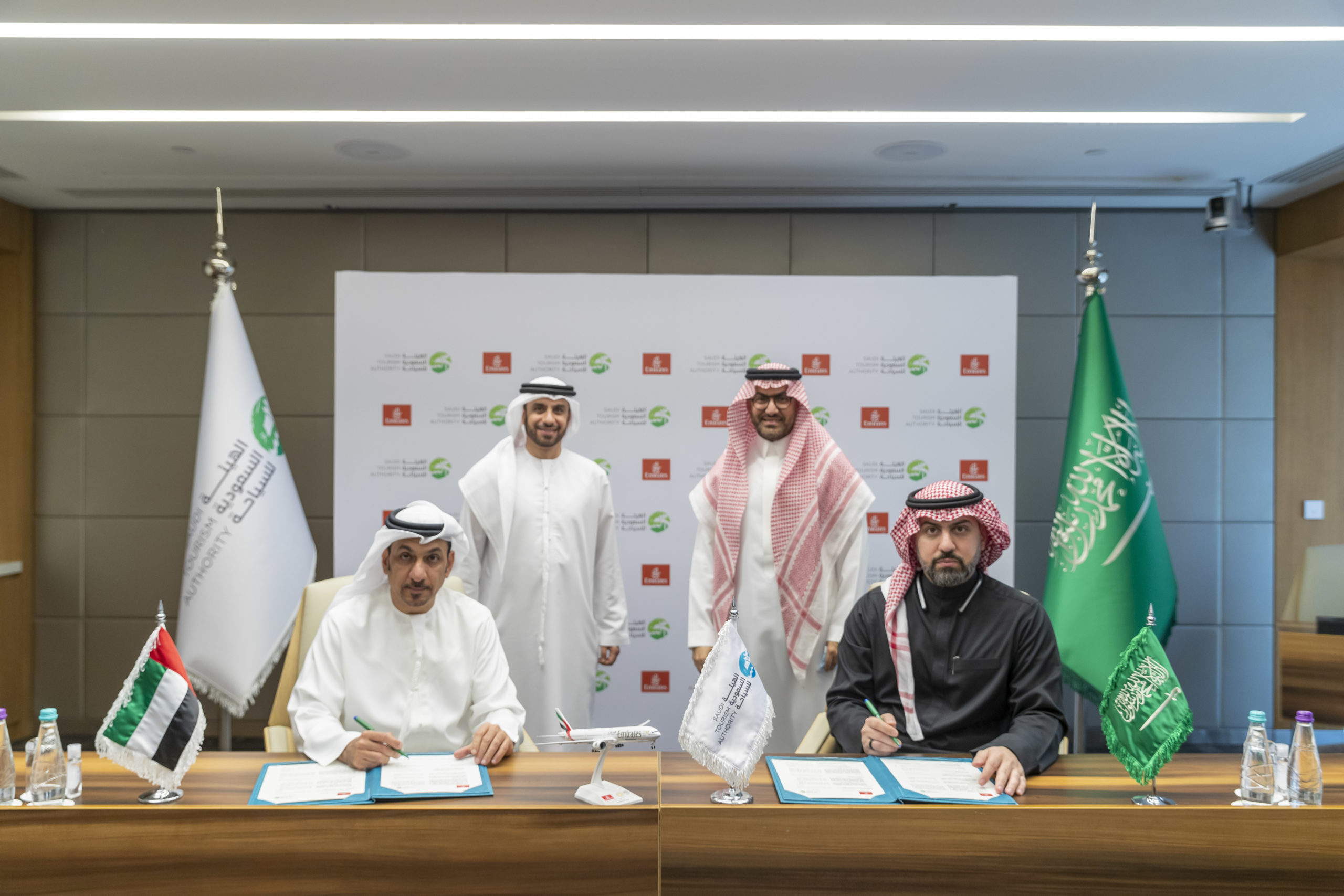 The MoU was signed in the presence of Mr. Fahd Hamidaddin, CEO and Board Member of the Saudi Tourism Authority and Adnan Kazim, Emirates’ Chief Commercial Officer. Adil Al Ghaith, Senior Vice President Commercial Operations, Gulf, Middle East and Central Asia, and Muhammad Bassrawi, VP of the Saudi Tourism Authority were the signatories of the MoU.